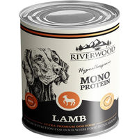 Produktbild von Riverwood Mono Protein Hirsch Hundefutter Adult Stückchen in Sauce Hypoallergen 6 x 400 g