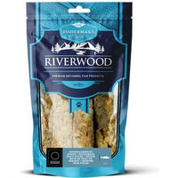Produktbild von Riverwood Rotbarsch-Hautstäbchen Monoprotein 200 Gramm Naturkaukartikel