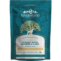 Produktbild von Riverwood Surf 'n Turf Hundefutter Adult Truthahn mit Fasan und Karpfen in Sauce, getreidefrei und glutenfrei, 12 x 300 g