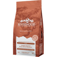 Produktbild von Riverwood Welpenfutter Pute Ente und Fasan 2 kg