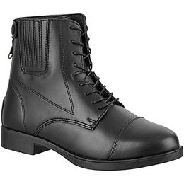 RL24 Companion BZ Lace Winter Jodhpur Reitstiefeletten aus Kunstleder Schwarz Größe 32 – Bild 1 von 5