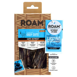 Produktbild von Roam Pet Treats Hundesnack Ossy Cuts Strauß Hypoallergen Monoprotein 2er-Pack 40 g - 2 x 40 g