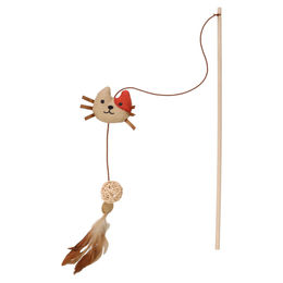 Produktbild von Robla Angel Katzenspielzeug Flamingo aus Plüsch in Bunt