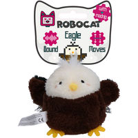 Produktbild von Robocat Interaktives Katzenspielzeug Adler Elektrisch aus Plüsch Braun 11,2x13x14,2cm