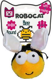 Robocat Interaktives Katzenspielzeug Biene aus Plüsch mit Katzenminze 14,2 cm – Bild 1 von 5