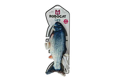Robocat Katzenspielzeug Fish Karpfen aus Plüsch mit Catnip 30 cm - 30 cm – Bild 1 von 12