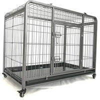 Produktbild von Robuste Hundetransportbox DUVO+ aus Metall in Grau