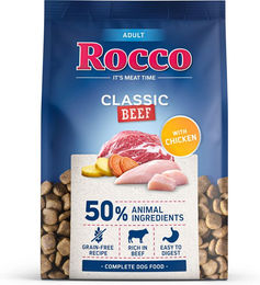 Produktbild von Rocco Adult Classic Hundefutter Rind mit Huhn getreidefrei 5 x 1 kg