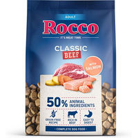 Produktbild von Rocco Adult Classic Hundefutter Rind mit Lachs getreidefrei 1 kg
