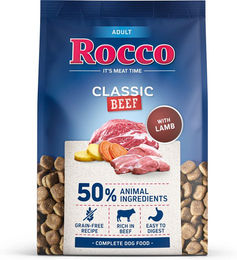 Produktbild von Rocco Adult Classic Hundefutter Rind mit Lamm getreidefrei 1 kg
