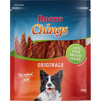 Produktbild von Rocco Chings Originals Getreidefreies Trockenfleisch Entenbrust in Streifen 250 g