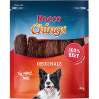 Produktbild von Rocco Chings Originals Getreidefreies Trockenfleisch Rind 12 x 150 g - 12 x 150 g