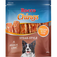 Produktbild von Rocco Chings Steak Style Hundetrockenfleisch Huhn mit hohem Fleischanteil 12 x 200 g - 12 x 200 g