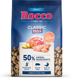 Produktbild von Rocco Classic Adult Hundefutter Schwein mit Lachs getreidefrei 1 kg