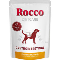 Produktbild von Rocco Diet Care Gastro Intestinal Hund Huhn mit Pastinake Adult Getreidefrei und Glutenfrei 6 x 300 g Pouches