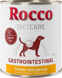 Produktbild von Rocco Diet Care Gastro Intestinal Hund Nassfutter Huhn mit Pastinake Adult 12 x 800 g - 12 x 800 g