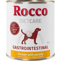 Produktbild von Rocco Diet Care Gastro Intestinal Hund Nassfutter Huhn mit Pastinake Adult 12 x 800 g - 12 x 800 g