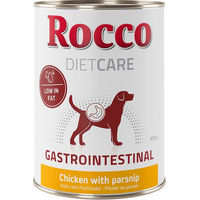 Produktbild von Rocco Diet Care Gastro Intestinal Hund Nassfutter Huhn mit Pastinake Adult Getreidefrei und Glutenfrei 24 x 400 g - 24 x 400 g