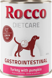 Produktbild von Rocco Diet Care Gastro Intestinal Hund Nassfutter Pute mit Stückchen in Sauce Getreidefrei und Glutenfrei 12 x 400 g - 12 x 400 g