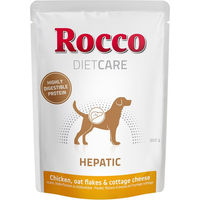 Produktbild von Rocco Diet Care Hepatic Hund Nassfutter Huhn mit Haferflocken und Hüttenkäse Adult 12 x 300 g - 12 x 300 g