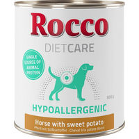 Produktbild von Rocco Diet Care Hypoallergen Hund Adult Pferd Stückchen in Sauce 6 x 800 g