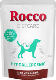 Produktbild von Rocco Diet Care Hypoallergen Hund Nassfutter Lamm Adult Stückchen in Sauce 12 x 300 g