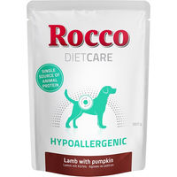 Produktbild von Rocco Diet Care Hypoallergen Hund Nassfutter Lamm Adult Stückchen in Sauce 12 x 300 g