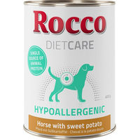 Produktbild von Rocco Diet Care Hypoallergen Hundefutter Pferd Stückchen in Sauce Adult 24 x 400 g