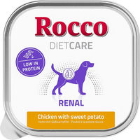 Produktbild von Rocco Diet Care Renal Hund Nassfutter Huhn mit Süßkartoffel Stückchen in Sauce 10 x 150 g - 10 x 150 g