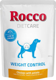 Produktbild von Rocco Diet Care Weight Control Hund Nassfutter Huhn mit Kartoffel Adult Getreidefrei Glutenfrei 24 x 300 g Pouch - 24 x 300 g