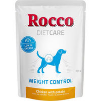Produktbild von Rocco Diet Care Weight Control Hund Nassfutter Huhn mit Kartoffel Adult Getreidefrei Glutenfrei 24 x 300 g Pouch - 24 x 300 g