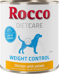 Produktbild von Rocco Diet Care Weight Control Hund Nassfutter Huhn mit Kartoffel Adult Getreidefrei Glutenfrei 24 x 800 g - 24 x 800 g