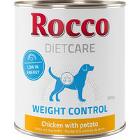 Produktbild von Rocco Diet Care Weight Control Hund Nassfutter Huhn mit Kartoffel Adult Getreidefrei Glutenfrei 24 x 800 g - 24 x 800 g