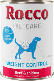 Produktbild von Rocco Diet Care Weight Control Hundefutter Adult Rind und Huhn getreidefrei 24 x 400 g - 24 x 400 g