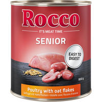 Produktbild von Rocco Hundefutter Senior Geflügel Stückchen in Sauce mit hohem Fleischanteil 6 x 800 g - 6 x 800 g