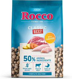 Produktbild von Rocco Junior Classic Hundefutter Rind mit Huhn getreidefrei 5 kg