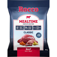 Produktbild von Rocco Mealtime Hundefutter Adult Rind und Geflügel getreidefrei 320 g - 4 x 80 g