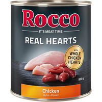 Produktbild von Rocco Real Hearts Hundefutter Huhn Adult Getreidefrei mit hohem Fleischanteil 6 x 400 g - 6 x 400 g