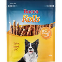Produktbild von Rocco Rolls Kausnack mit Hühnerbrustfilet 200 g - 12 x 200 g