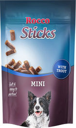 Produktbild von Rocco Sticks Mini Belohnungssnack mit Forelle für Hunde Adult 3 x 100 g - 3 x 100 g