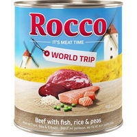 Produktbild von Rocco World Trip Spanien Hundefutter Adult mit Huhn Lamm und Fisch 6 x 800g Dose mit hohem Fleischanteil - 24 x 800 g