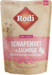 Produktbild von Rodi Sheep Fat Bonbons mit Lachs Belohnungssnack für Hunde ohne Farb- und Aromastoffe sowie Konservierungsstoffe 200 g