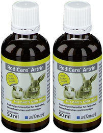 Produktbild von RodiCare Artrin Vitaminsupplement für Kaninchen, Meerschweinchen und Kleinnager 100g