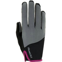 Produktbild von Roeckl Damen Reithandschuhe Lynn Anthrazit Grau Silikon Größe 6.5