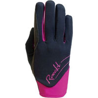 Produktbild von Roeckl Damen Winterreithandschuhe June Schwarz Beere Größe 6
