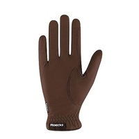 Produktbild von Roeckl Foxton Winter Reithandschuhe mit Fleece für Damen und Herren Braun Größe 8