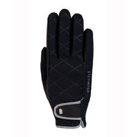 Produktbild von Roeckl Julia Winterreithandschuh Damen Schwarz Fleece Größe 6.5
