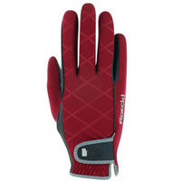 Produktbild von Roeckl Julia Winterreithandschuhe Damen mit Fleece Grösse 6 in Syrah