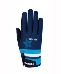 Roeckl Kelli Reithandschuhe für Kids Sommerhandschuhe Blau Größe 4 – Bild 1 von 5