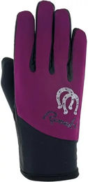 Roeckl Keysoe Reithandschuhe für Kinder in Silber-Lila aus Polyester – Bild 1 von 1